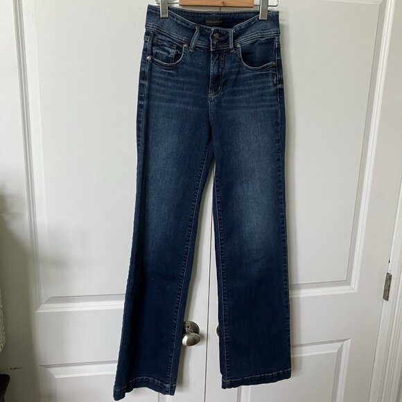 Silver Jeans Co Avery Trouser Womens 27 Bootcut Blue Stretch Denim Y2K - Picture 2 of 13